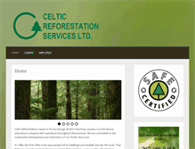 Tablet Screenshot of celticreforestation.com